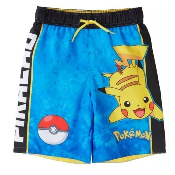 Pokémon Pikachu Swim Trunks - Picture 1 of 3